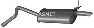 Rear Muffler ASMET 10.051