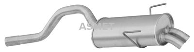 Rear Muffler ASMET 10.093