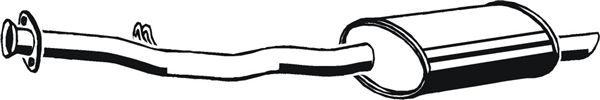 ASMET 12.020 Rear Muffler