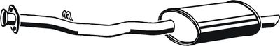 Rear Muffler ASMET 12.020