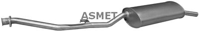 Rear Muffler ASMET 12.021