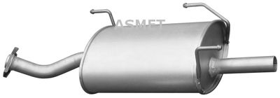 Rear Muffler ASMET 14.046