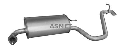 Rear Muffler ASMET 15.010