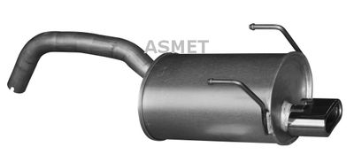 Rear Muffler ASMET 16.091
