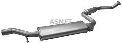 Centre Muffler ASMET 18.009