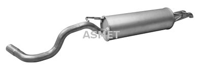 Rear Muffler ASMET 19.031
