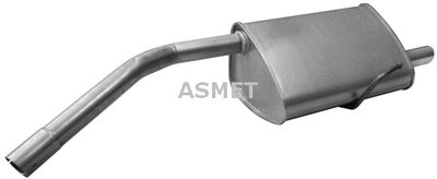 Rear Muffler ASMET 29.005