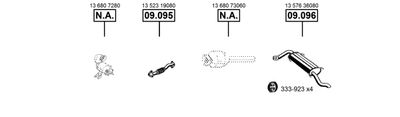 Exhaust System ASMET FI161005