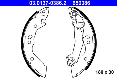 Brake Shoe Set ATE 03.0137-0386.2