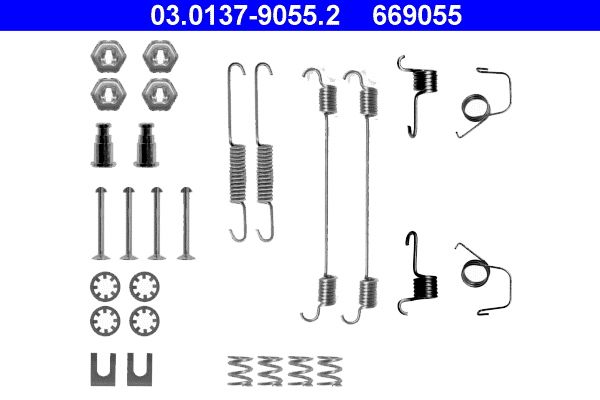 ATE 03.0137-9055.2 Accessory Kit, brake shoes