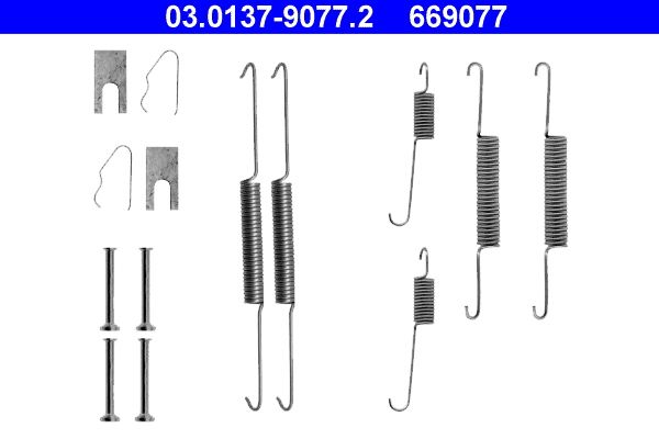 ATE 03.0137-9077.2 Accessory Kit, brake shoes