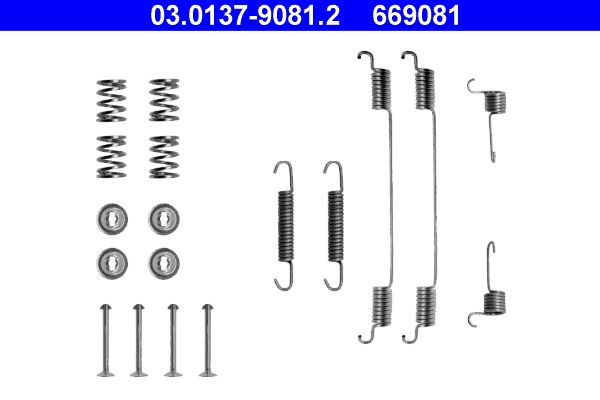 ATE 03.0137-9081.2 Accessory Kit, brake shoes