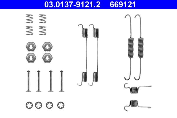 ATE 03.0137-9121.2 Accessory Kit, brake shoes