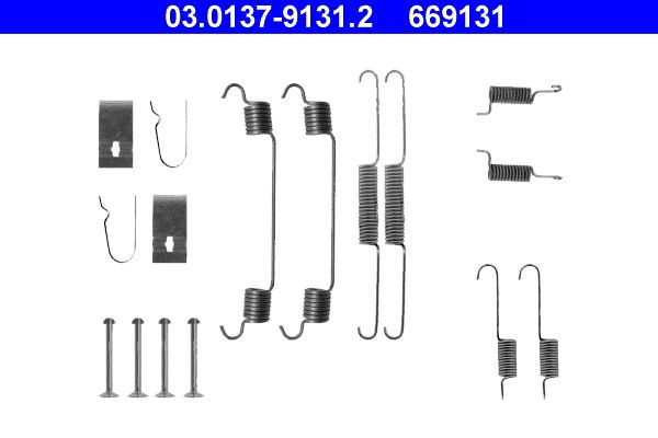 ATE 03.0137-9131.2 Accessory Kit, brake shoes