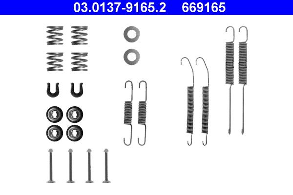 ATE 03.0137-9165.2 Accessory Kit, brake shoes