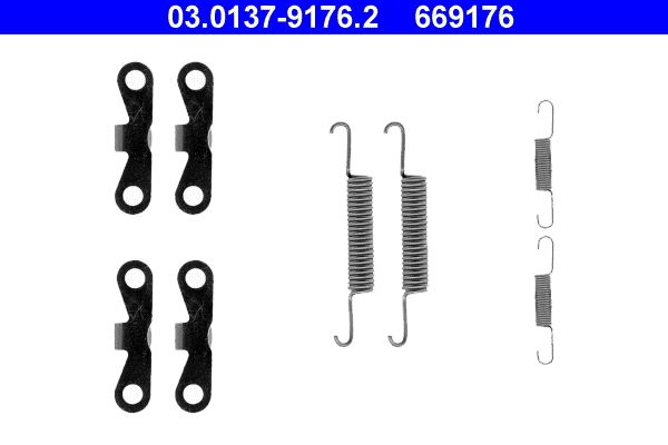 ATE 03.0137-9176.2 Accessory Kit, parking brake shoes