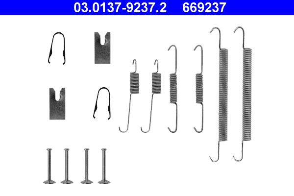 ATE 03.0137-9237.2 Accessory Kit, brake shoes
