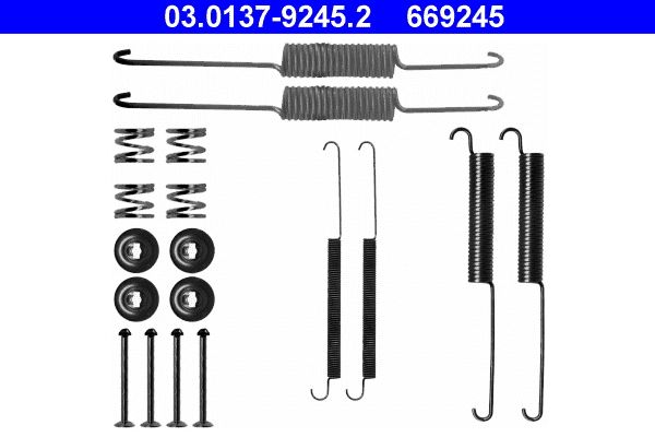 ATE 03.0137-9245.2 Accessory Kit, brake shoes