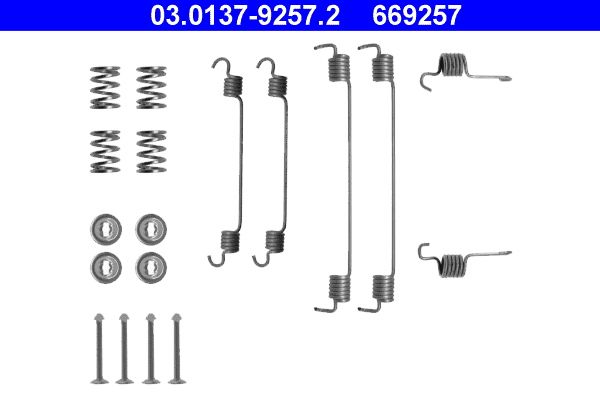 ATE 03.0137-9257.2 Accessory Kit, brake shoes