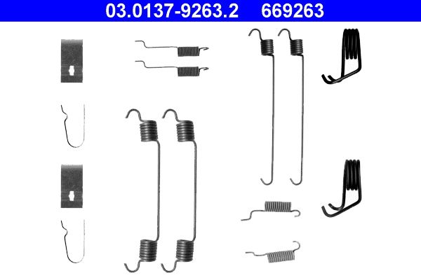ATE 03.0137-9263.2 Accessory Kit, brake shoes