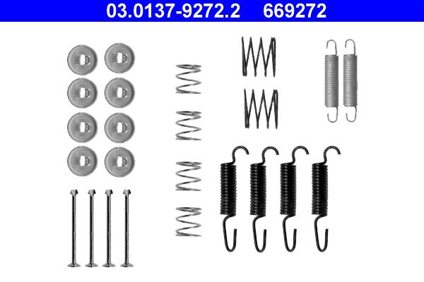 ATE 03.0137-9272.2 Accessory Kit, parking brake shoes