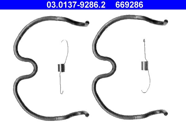 ATE 03.0137-9286.2 Accessory Kit, brake shoes