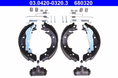 Brake Shoe Set ATE 03.0420-0320.3