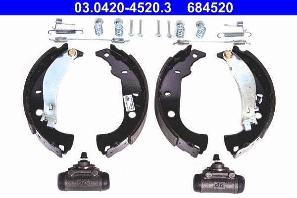 ATE 03.0420-4520.3 Brake Shoe Set