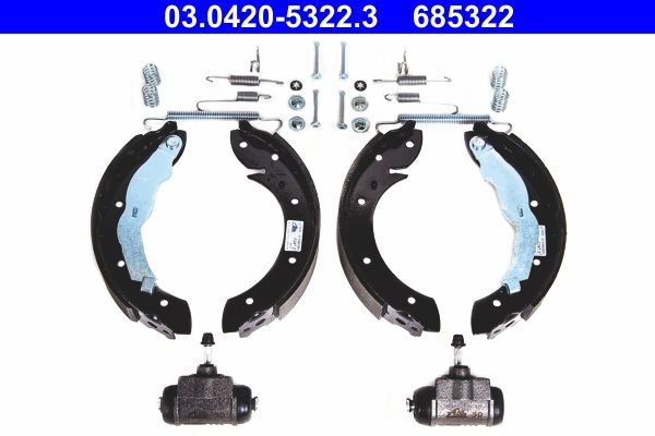 ATE 03.0420-5322.3 Brake Shoe Set