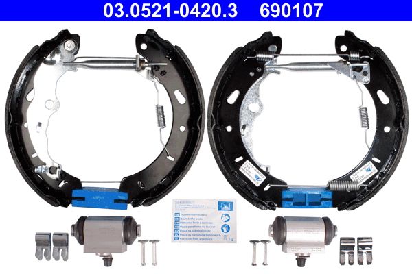 ATE 03.0521-0420.3 Brake Shoe Set