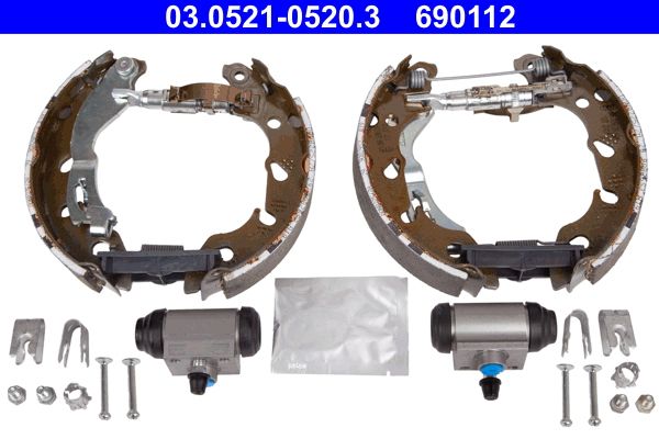 ATE 03.0521-0520.3 Brake Shoe Set