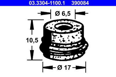 Plug, brake fluid reservoir ATE 03.3304-1100.1