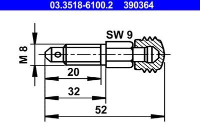 Breather Screw/Valve ATE 03.3518-6100.2