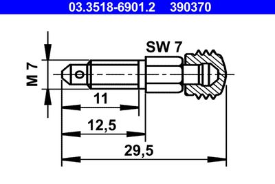 Breather Screw/Valve ATE 03.3518-6901.2