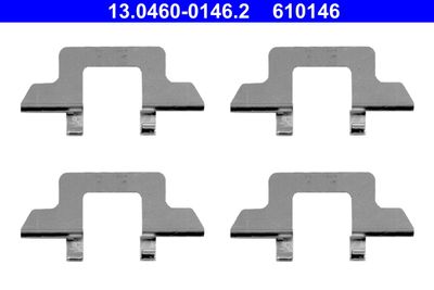 Accessory Kit, disc brake pad ATE 13.0460-0146.2