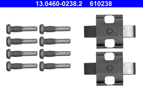 ATE 13.0460-0238.2 Accessory Kit, disc brake pad
