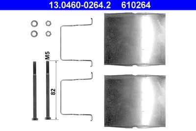 Accessory Kit, disc brake pad ATE 13.0460-0264.2