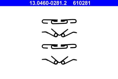 Accessory Kit, disc brake pad ATE 13.0460-0281.2