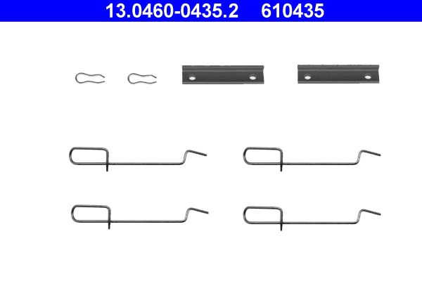 ATE 13.0460-0435.2 Accessory Kit, disc brake pad
