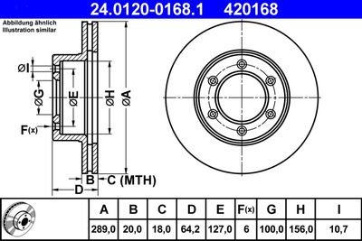 Brake Disc ATE 24.0120-0168.1