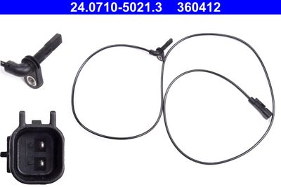 Sensor, wheel speed ATE 24.0710-5021.3