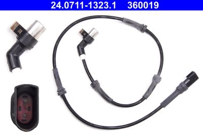 Sensor, wheel speed ATE 24.0711-1323.1