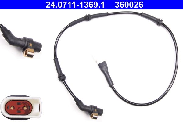 ATE 24.0711-1369.1 Sensor, wheel speed