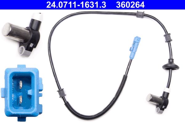 ATE 24.0711-1631.3 Sensor, wheel speed