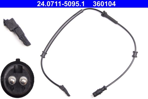 ATE 24.0711-5095.1 Sensor, wheel speed