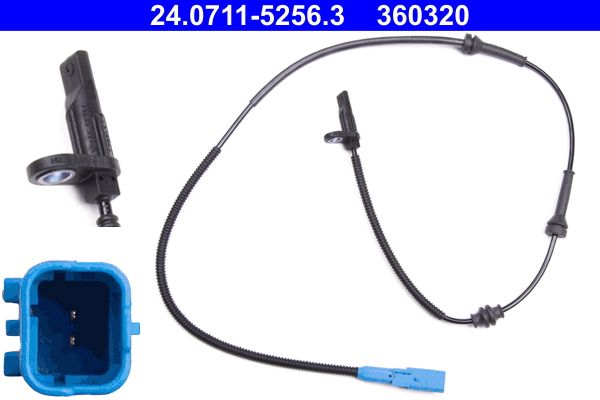 ATE 24.0711-5256.3 Sensor, wheel speed