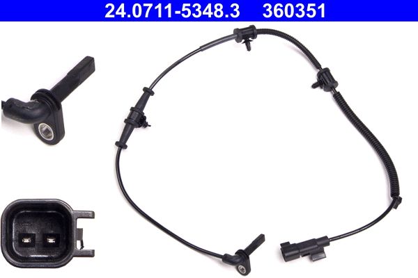 ATE 24.0711-5348.3 Sensor, wheel speed