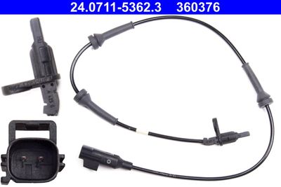 Sensor, wheel speed ATE 24.0711-5362.3