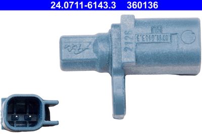 Sensor, wheel speed ATE 24.0711-6143.3