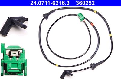 Sensor, wheel speed ATE 24.0711-6216.3